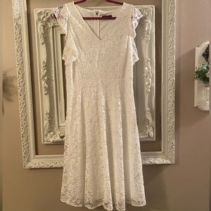 TOMMY HILFIGER WHITE LACE DRESS NWT